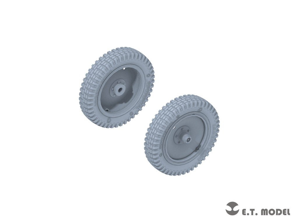 E.T. Model P35-124 WWII German Sd.kfz.250/Sd.kfz.10 Sagged Front Wheels for Dragon Kit 1/35 – zdjęcie 3