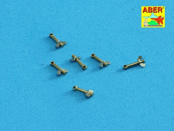 Aber 16111 Wing nuts PE nuts with turned bolt x 30 pcs. 1/16 – zdjęcie 6