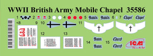 ICM 35586 WWII British Army Mobile Chapel 1/35 – image 3