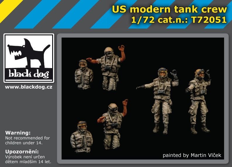Black Dog T72051 Us modern tank crew 1/72 – image 2