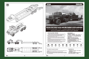 Hobby Boss 85513 Ukraine KrAZ-6446 Tractor with MAZ/ChMZAP-5247G semitrailer 1/35 – image 3