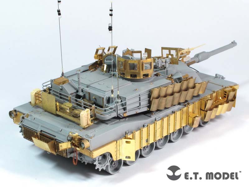 E.T. Model E35-161 Modern US ARMY M1A2 SEP MBT TUSK II (For DRAGON 3536) 1/35 – zdjęcie 4