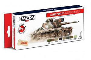 Hataka HTK-AS99 US Army paint set (Master&amp;amp;Dualtex) (8x17ml)