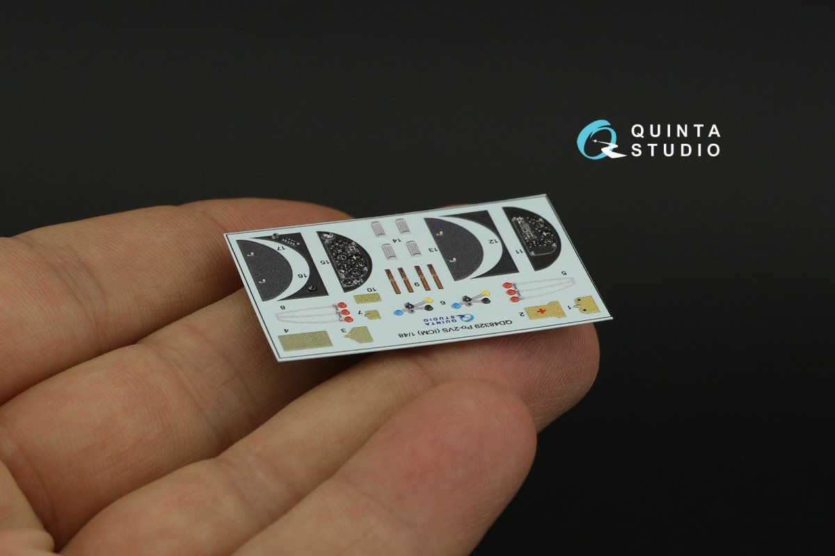 Quinta Studio QD48329 Po-2VS 3D-Printed &amp;amp; coloured Interior on decal paper (ICM) 1/48 – zdjęcie 5