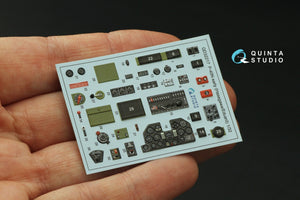 Quinta Studio QD32217 P-40N early 3D-Printed coloured Interior on decal paper (Hasegawa/Eduard) 1/32 – zdjęcie 4