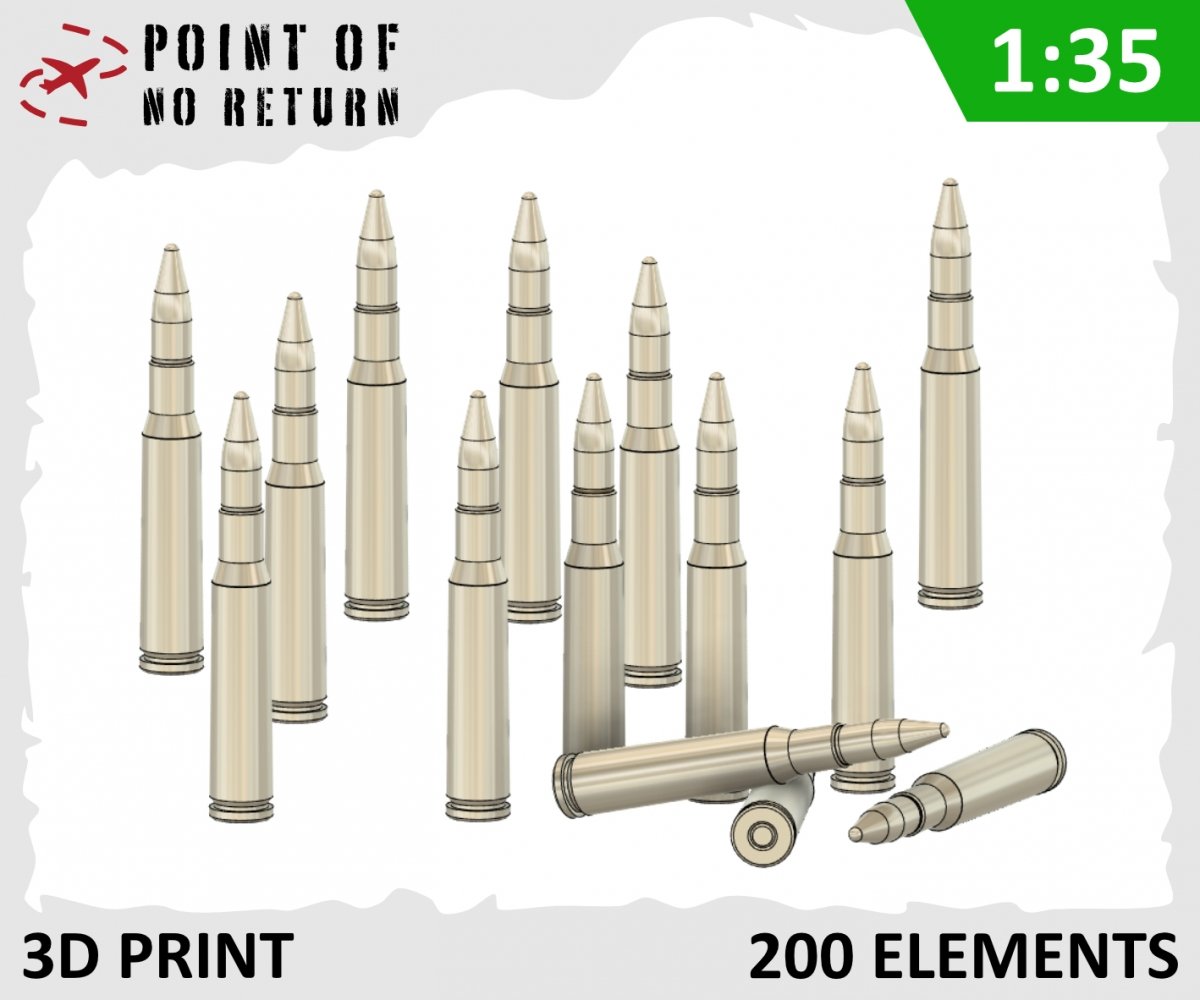 Point of no Return 3522017 Ammunition for M2HB browning 0.5 inch 1/35