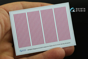 Quinta Studio QP48003 Magenta rip tapes for Fokker Dr.(F)I-D.VII 1/48 – zdjęcie 7