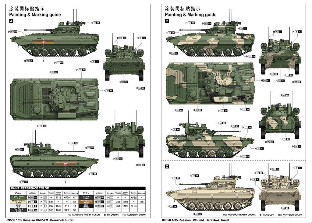 Trumpeter 09558 Russian BMP-2M Berezhok Turret 1/35 – image 3