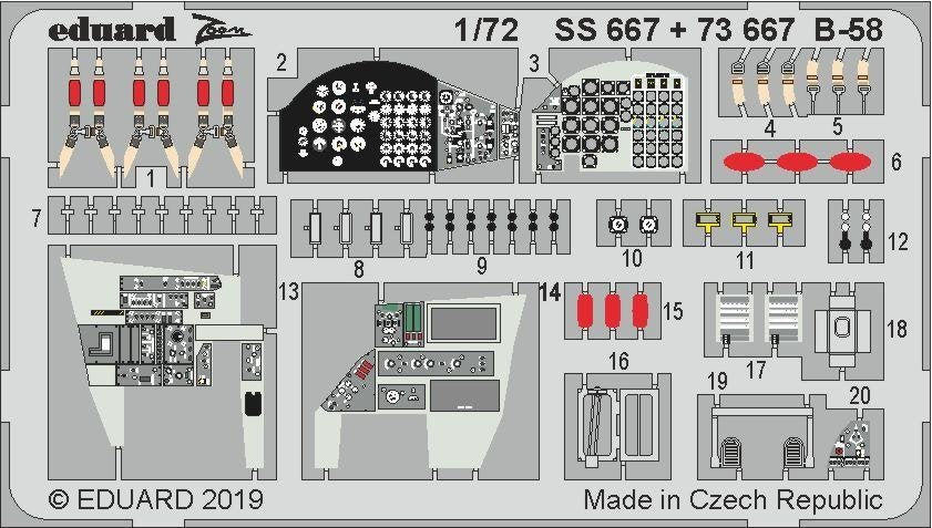 Eduard SS667 B-58 1/72 ITALERI
