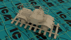 ICM 35376 Panzerspahwagen P 204 (f) Railway, WWII German Armored Vehicle (1/35) – image 2
