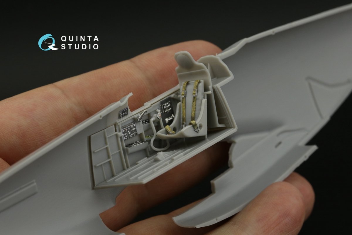 Intérieur imprimé en 3D et coloré sur papier décalcomanie Quinta Studio QD48363 F-82F Twin Mustang (Modelsvit) 1/48 – image 6