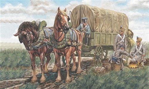 Italeri 6017 French Supply Chariots 1/72