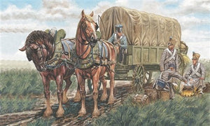 Italeri 6017 French Supply Chariots 1/72