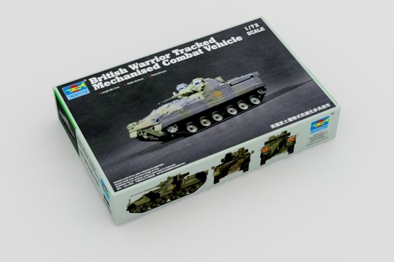 Trumpeter 07101 British Warrior Tracked Mechanised Combat Vehicle 1/72 – zdjęcie 2