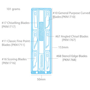 Modelcraft PKN4301-S Soft Grip Craft Knife #1 Set (125mm) – image 2