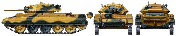 Tamiya 32541 British Crusader Mk.I&amp;amp;II Tank (1/48) – image 2