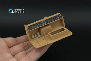 Quinta Studio QD+35160 KrAZ-260 3D-Printed &amp; coloured Interior on decal paper (Takom) (with 3D-printed resin parts) 1/35