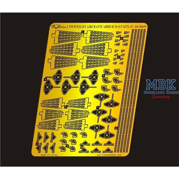 Flyhawk FH350139 WWII IJN Aircraft Carrier Mast Set IV 1/350