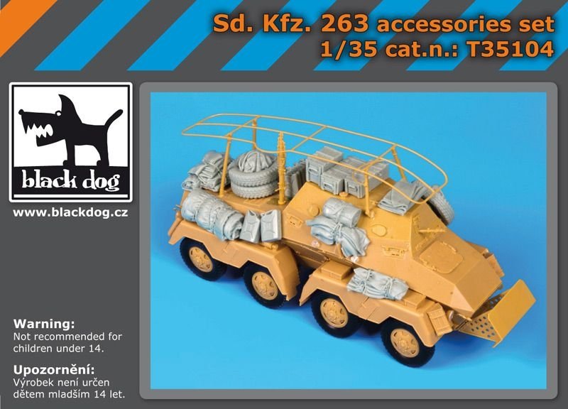 Black Dog T35104 Sd Kfz 263 accessories set 1/35