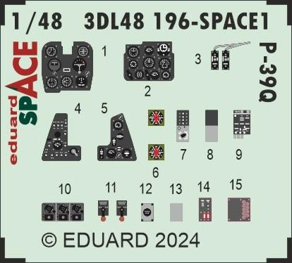 Eduard 3DL48196 P-39Q SPACE ARMA HOBBY 1/48 – zdjęcie 2