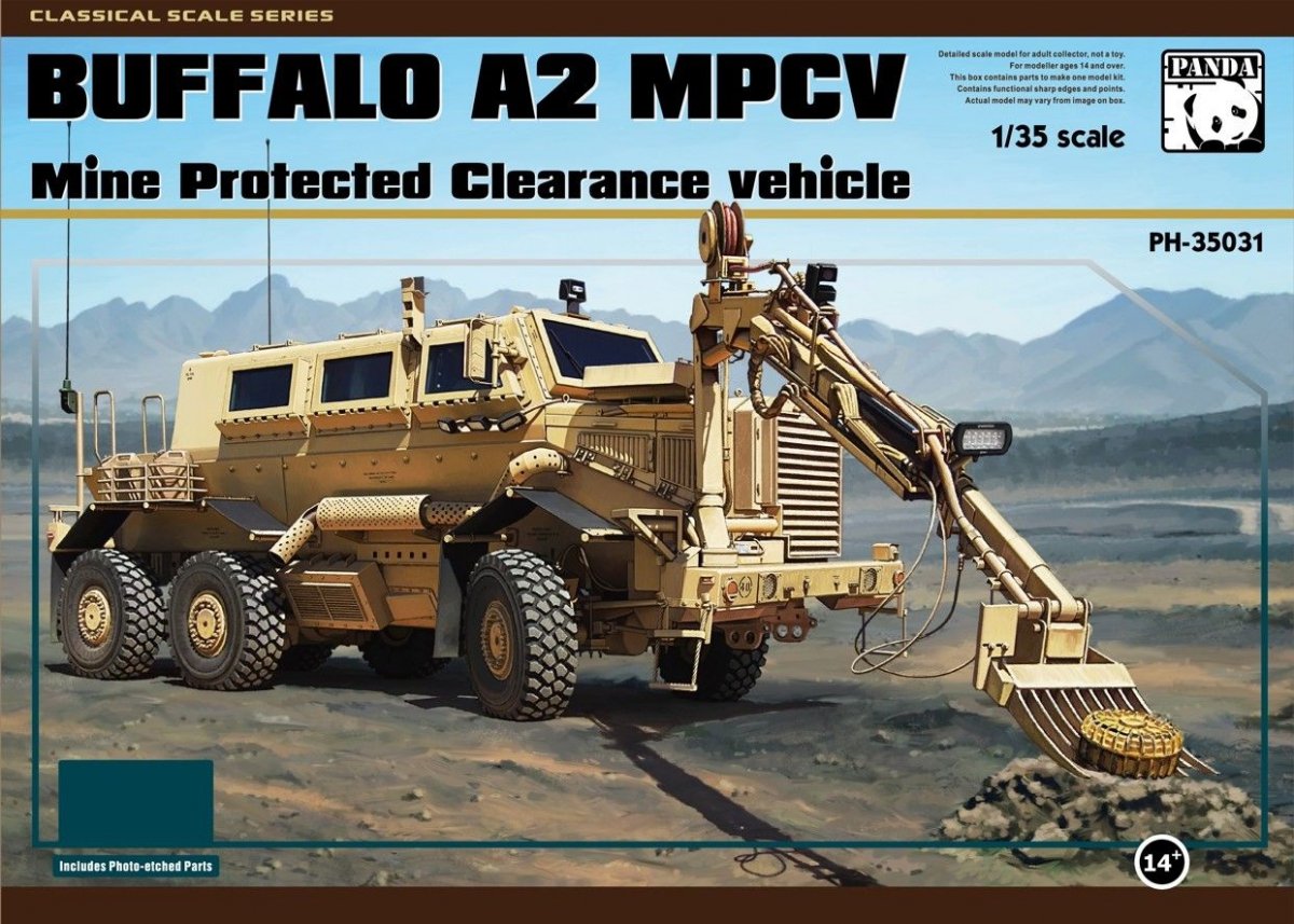 Panda Hobby 35031 Buffalo A2 MPCV Véhicule de déminage protégé (1/35)