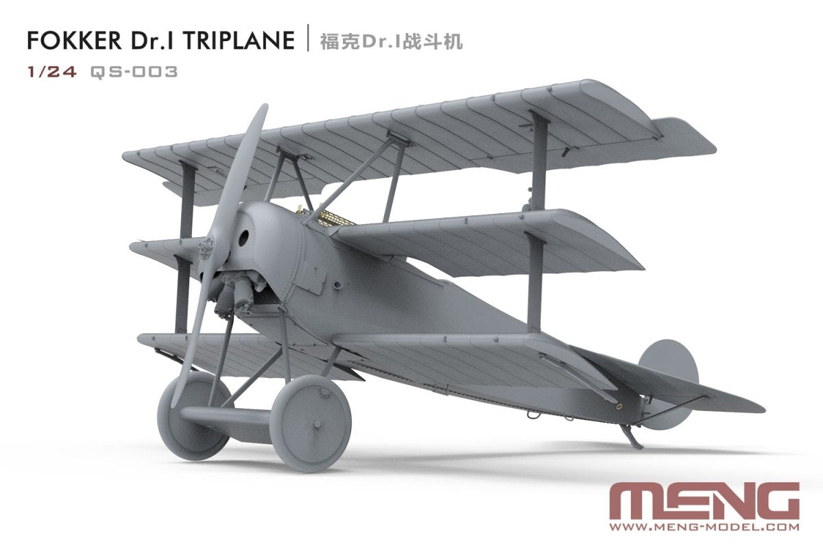 Meng Model QS-003 Fokker Dr.I Triplane 1/24 – zdjęcie 4