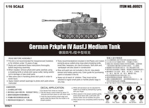 Trumpeter 00921 German Pzkpfw IV Ausf.J Medium 1/16 – image 25