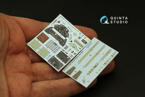 Quinta Studio QD32177 Bf 109E3/4 3D-Printed coloured Interior on decal paper (Trumpeter) 1/32 – zdjęcie 5