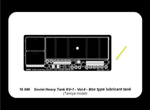 Aber 16046 Russian Heavy Tank KV-1 vol 4 - Box type lubricant tank 1/16 – zdjęcie 7