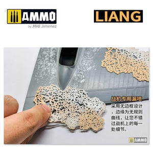 Liang 0006 Salt Weathering Effects Airbrush Stencils (Sparse) – image 8