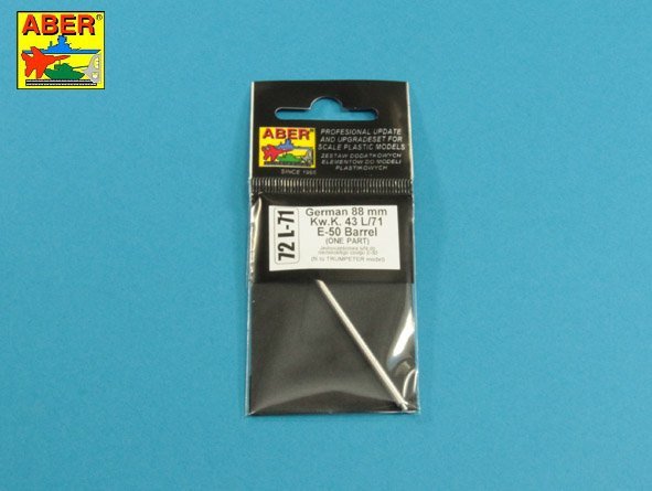 Aber 72L-71 Germ.88 mm Kw.K. 43 L/71 E-50 Barrel (one part) 1/72 – image 7