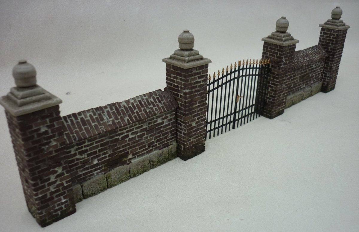 RT-Diorama 35243 Park wall with Fence 1/35 – image 10