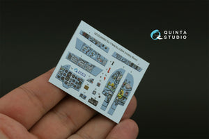 Quinta Studio QDS-48480 Su-17M4/Su-22M4 3D-Printed &amp;amp; coloured Interior on decal paper (Hobby Boss) (Small version) 1/48 – zdjęcie 3