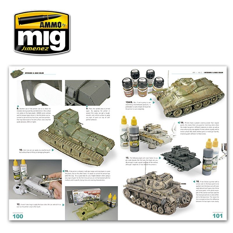 Ammo of Mig Jimenez 6201 ENCYKLOPEDIA TECHNIK MODELARSKICH – POJAZDY PANCERNE TOM 2 – MALOWANIE WNĘTRZ I PODSTAWY MALOWANIA (język polski) – zdjęcie 2