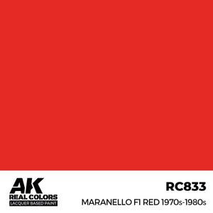 AK Interactive RC833 Maranello F1 Red 1970s-1980s 17 ml