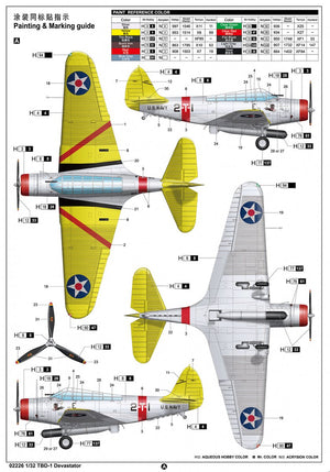 Trumpeter 02226 Douglas TBD-1 Devastator 1/32 – zdjęcie 5