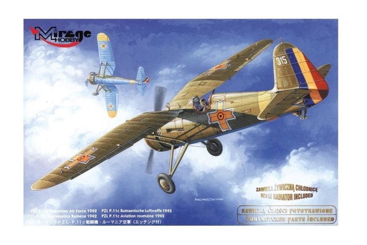 Mirage Hobby 481003 PZL P.11c Rumanian Air Force 1/48
