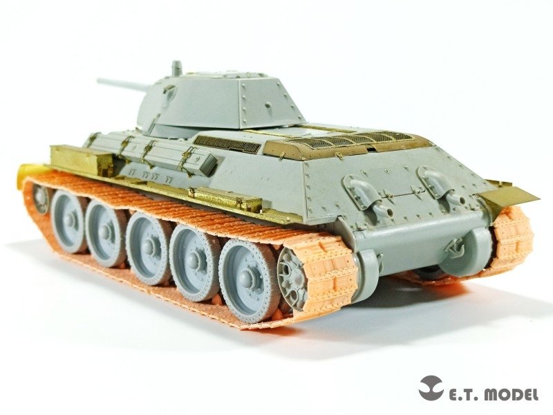 E.T. Model P35-018 Soviet T-34 550mm Stamped Links（Type 1940）Workable Track ( 3D Printed ) 1/35 – zdjęcie 4