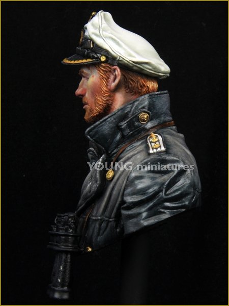 Young Miniatures YM1847 U-BOAT COMMANDER WWII 1/10 – zdjęcie 4