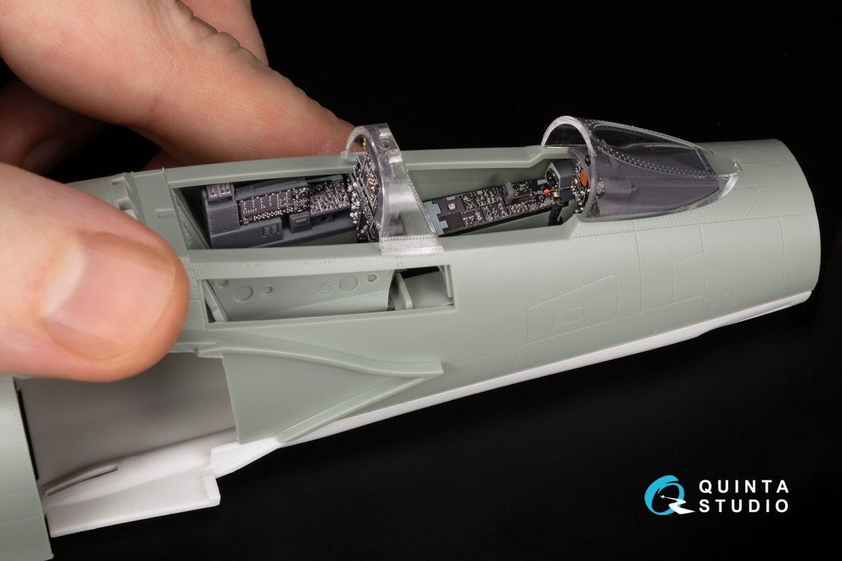 Quinta Studio QDS+48486 F-4N Phantom II 3D-Printed &amp;amp; coloured Interior on decal paper (Academy) (Small version) (with 3D-printed resin parts) 1/48 – zdjęcie 13