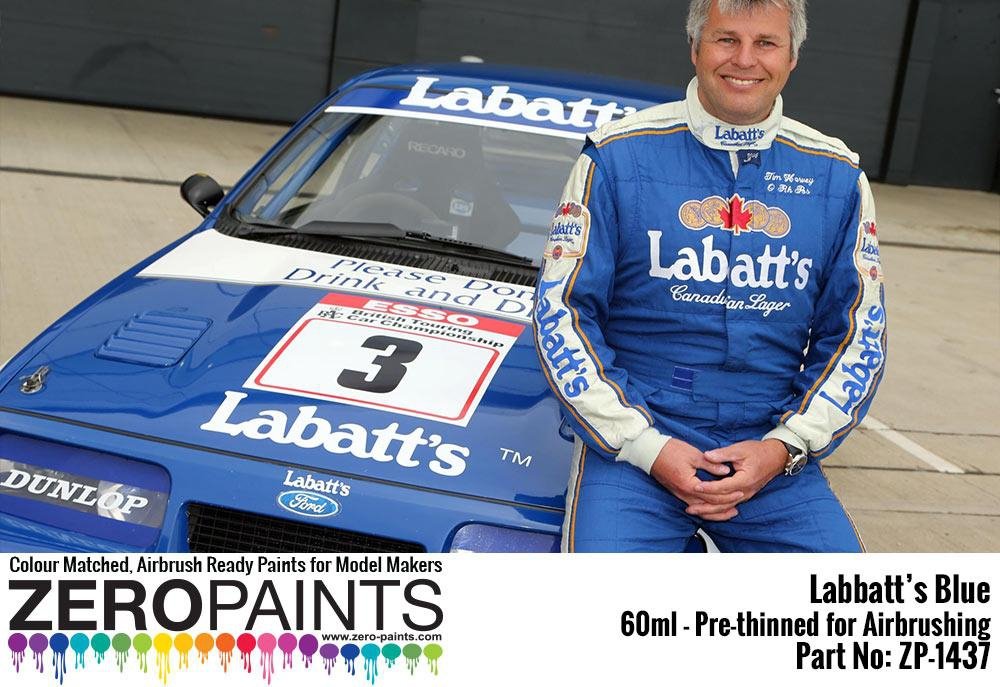Zero Paints ZP-1437 - Labatt&amp;#39;s Blue Paint (BMW M3, Ford Sierra RS500 Cosworth) 60ml – zdjęcie 4