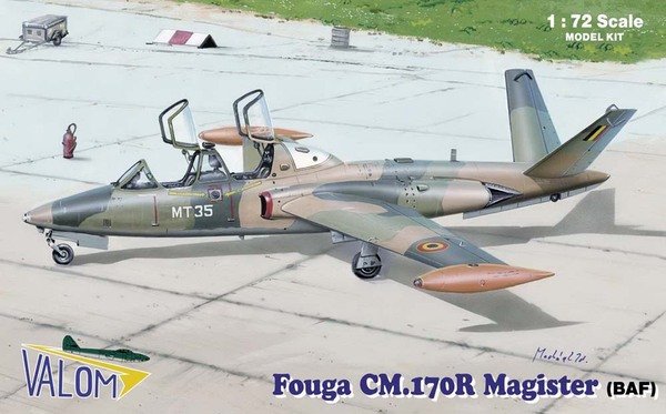 Valom 72087 Fouga CM.170R Magister (Belgian AF) 1/72