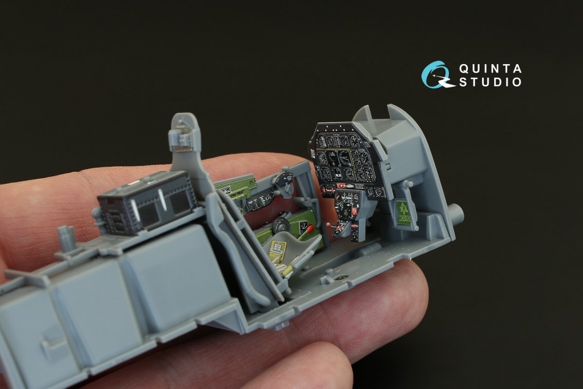 Quinta Studio QD32004 P-51D (Late) 3D-Printed &amp;amp; coloured Interior on decal paper (for Tamiya kit) 1/32 – zdjęcie 8