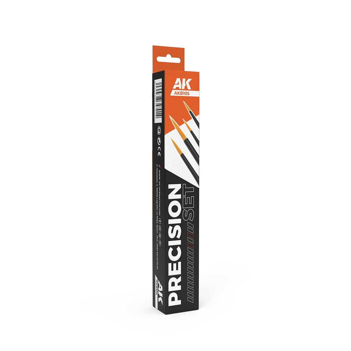 AK Interactive AKB105 PRECISION BRUSHES SET – immagine 2