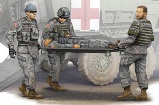Trumpeter 00430 Modern US Army Ambulance Team 1/35
