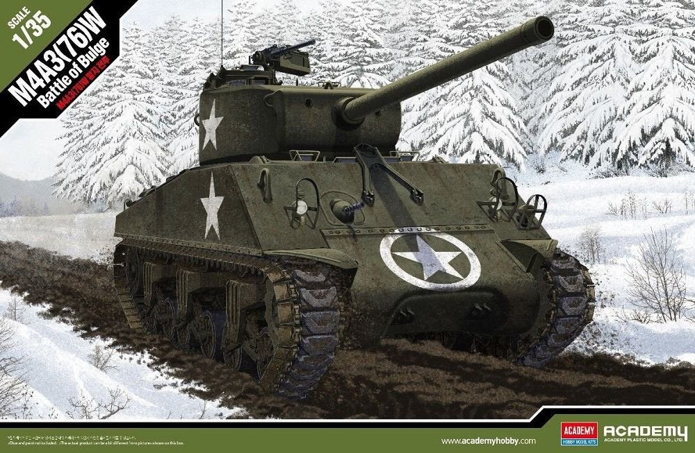 Academy 13500 M4A3(76)W Battle of Bulge 1/35
