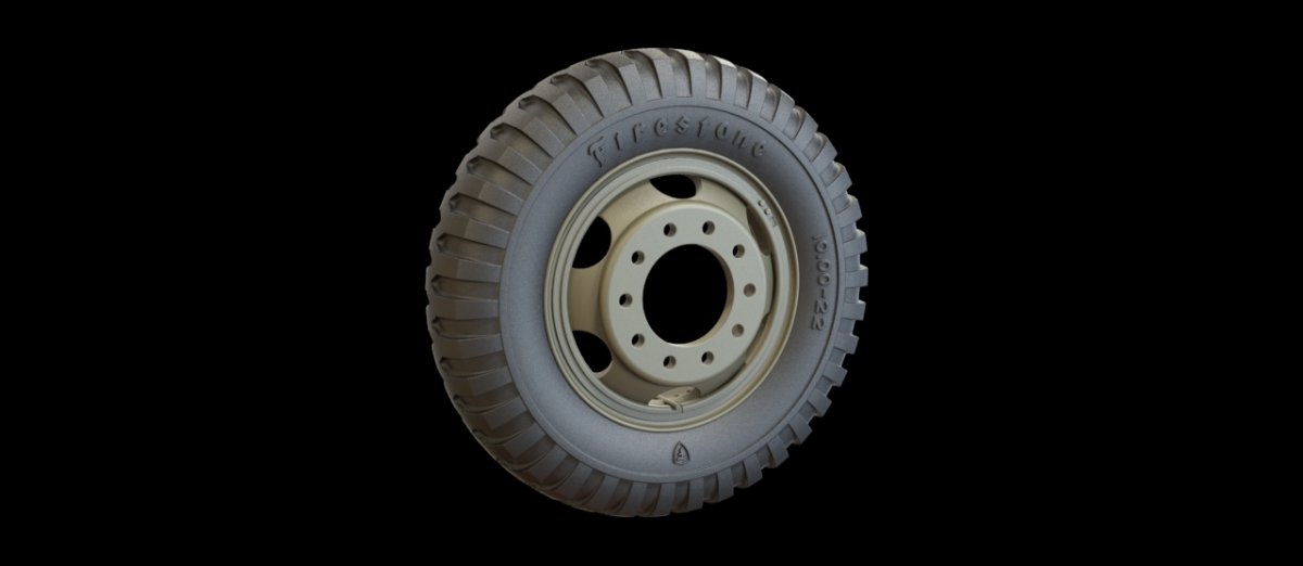 Panzer Art RE35-373 White 666 Road Wheels (Firestone) 1/35 – image 3