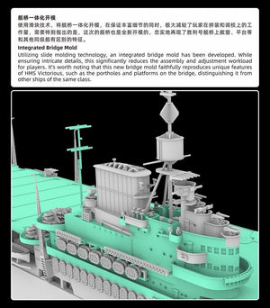 FlyHawk Model FH1135 HMS Victorious 1/700 – zdjęcie 9