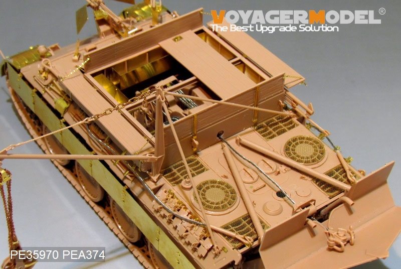 Voyager Model PE35970 WWII German Bergepanther Ausf.A (Late type,Panther G tool holders) Basic For MENG SS-015 1/35 – image 11