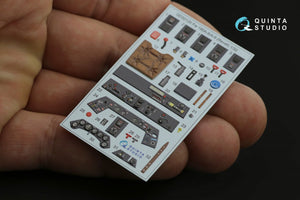 Quinta Studio QD32120 Fw 190 A-8/A-9 3D-Printed &amp;amp; colored Interior on decal paper (Revel) 1/32 – image 8